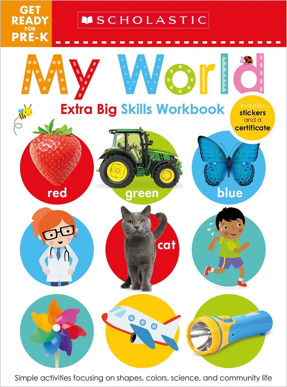 Scholastic Early Learners - Extra Big Skills Wb - My World - Get Ready for Pre-K - Spectrawide Bookstore