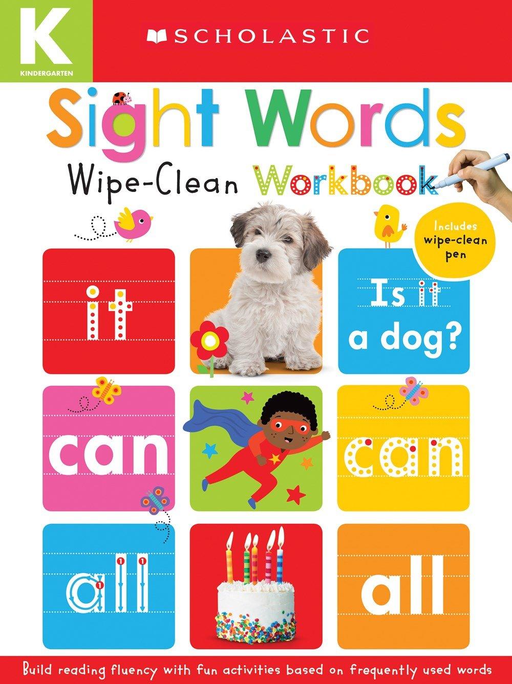 Scholastic Early Learners - Sight Words (Wipe-Clean Workbook) - Spectrawide Bookstore