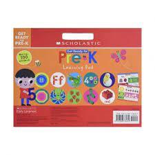 Scholastic - Get Ready for Pre-k Learning Pad - Spectrawide Bookstore