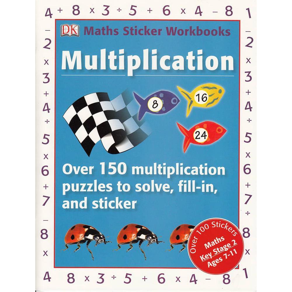 Maths Sticker Workbooks - Multiplication