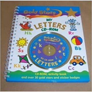 Gold Star-My Letters CD-Rom,Activity Book and Over 30 gold stars and Sticker badges - Spectrawide Bookstore