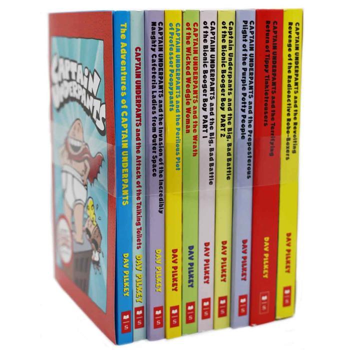 Captain Underpants - 10 Books Set - Spectrawide Bookstore