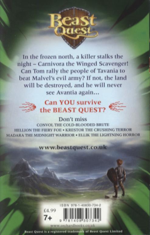 Beast Quest - Carnivora The Winged Scavenger - Spectrawide Bookstore