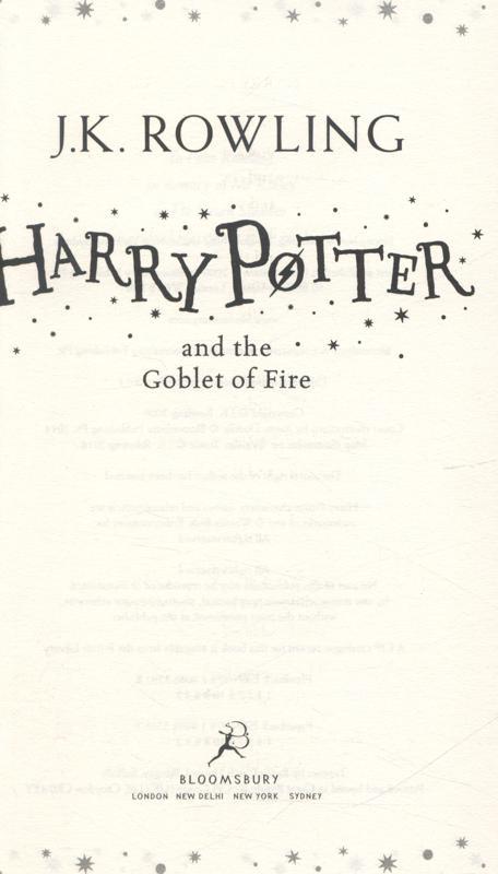 Harry Potter #4 and the Goblet of Fire - Spectrawide Bookstore