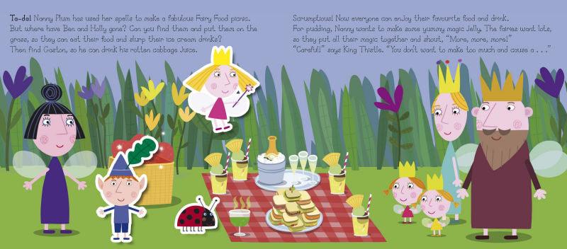Ben and Holly's Little Kingdom: The Royal Picnic MAGNET BOOK - Spectrawide Bookstore