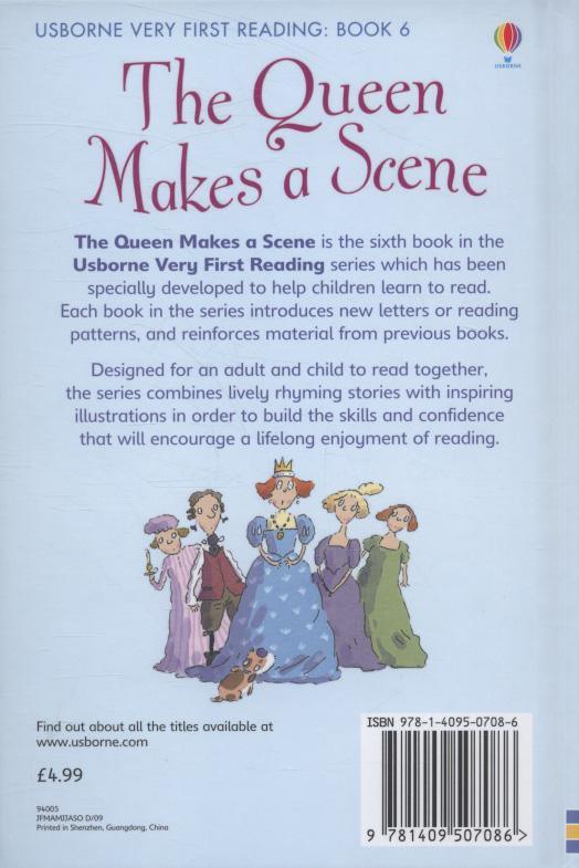 PB - Usborne Very First Reading Book 6 - The Queen Makes a Scene - Spectrawide Bookstore