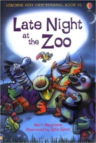 HB - Usborne Very First Reading Bk10 - Late Night at the Zoo - Spectrawide Bookstore