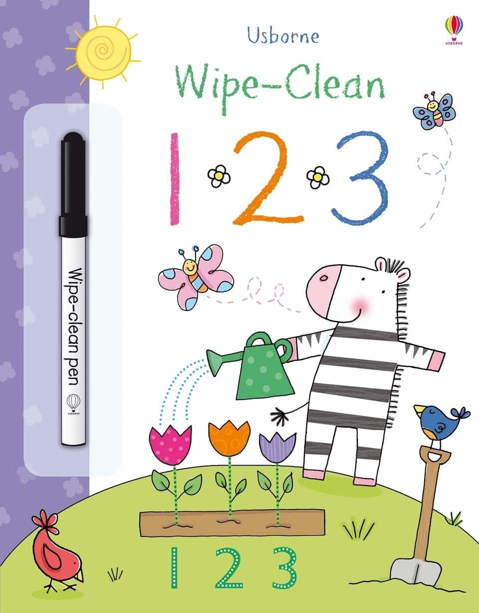 Usborne Wipe-Clean - 123 - Spectrawide Bookstore