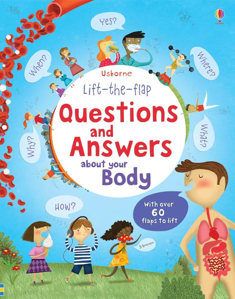 USBORNE - Lift-the-flap Questions and Answers About your Body - Spectrawide Bookstore