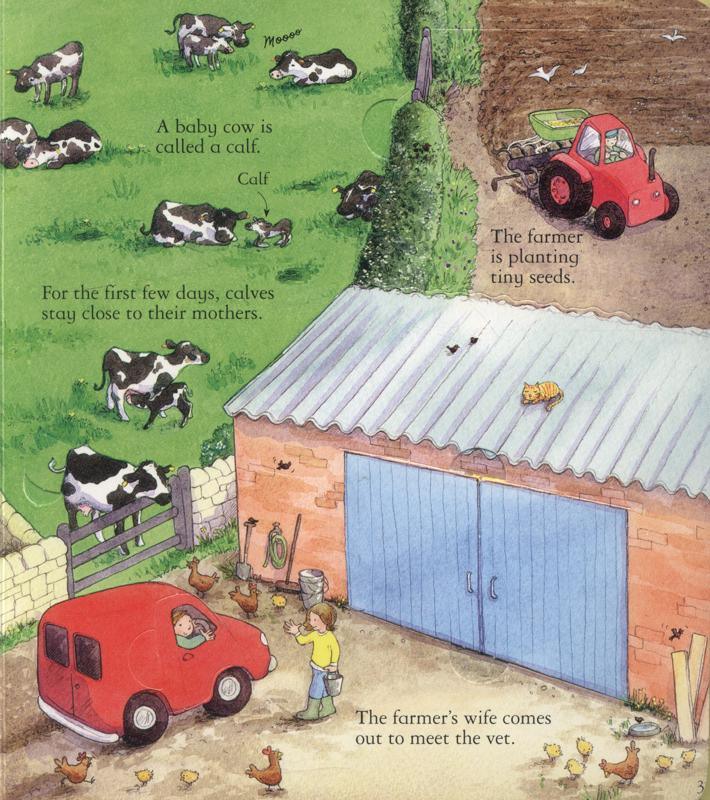 USBORNE - Look inside - A Farm - Spectrawide Bookstore