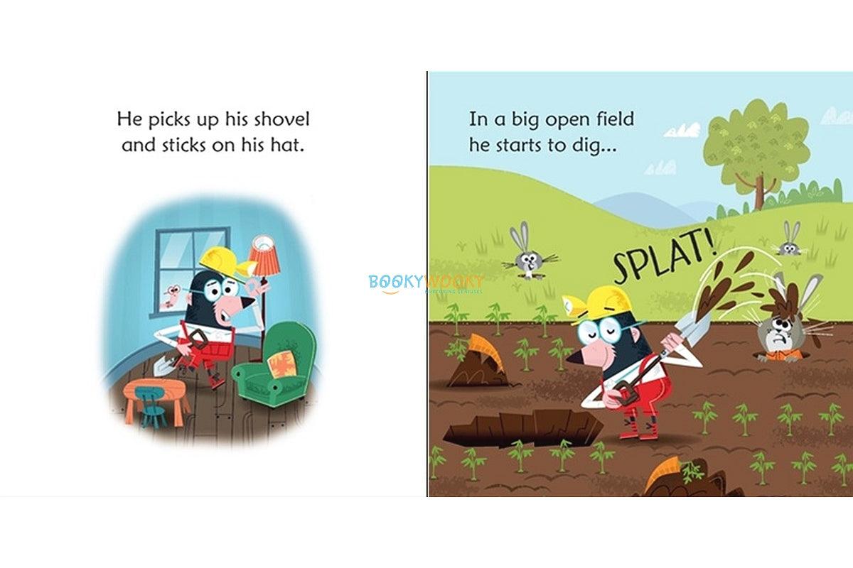Usborne Phonics Readers - Mole In A Hole - Spectrawide Bookstore