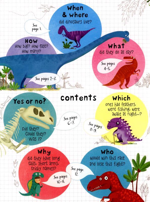 USBORNE - Lift-the-flap Questions and Answers About Dinosaurs - Spectrawide Bookstore