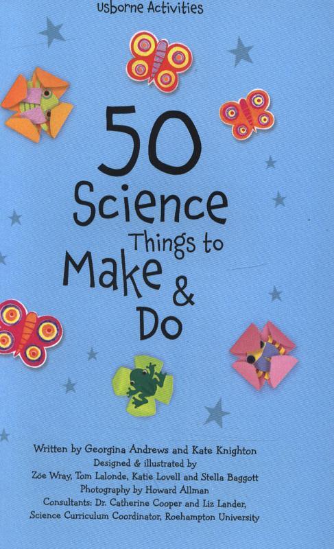 USBORNE - 50 Science Things to Make and Do - Spectrawide Bookstore