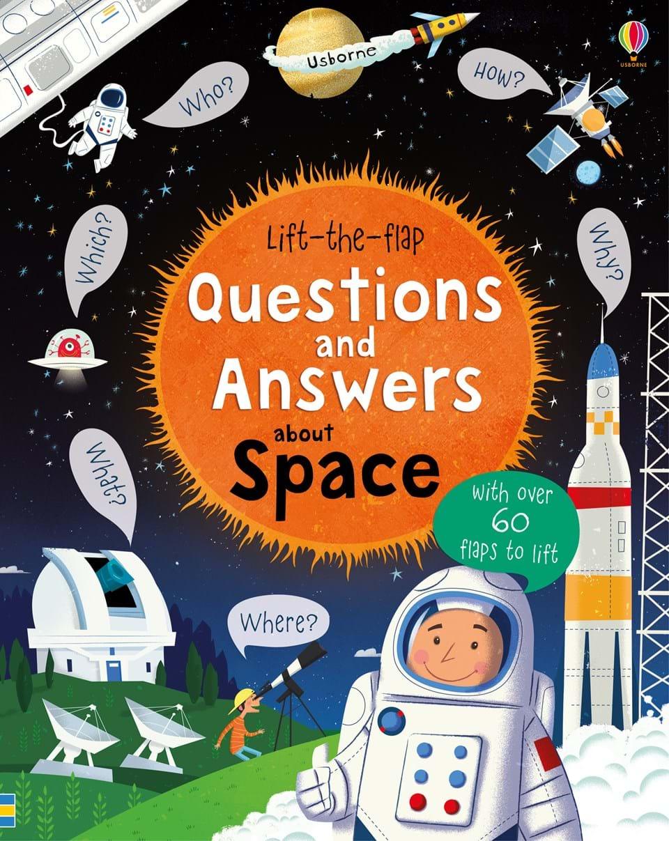 USBORNE - Lift-the-flap Questions and Answers About Space - Spectrawide Bookstore