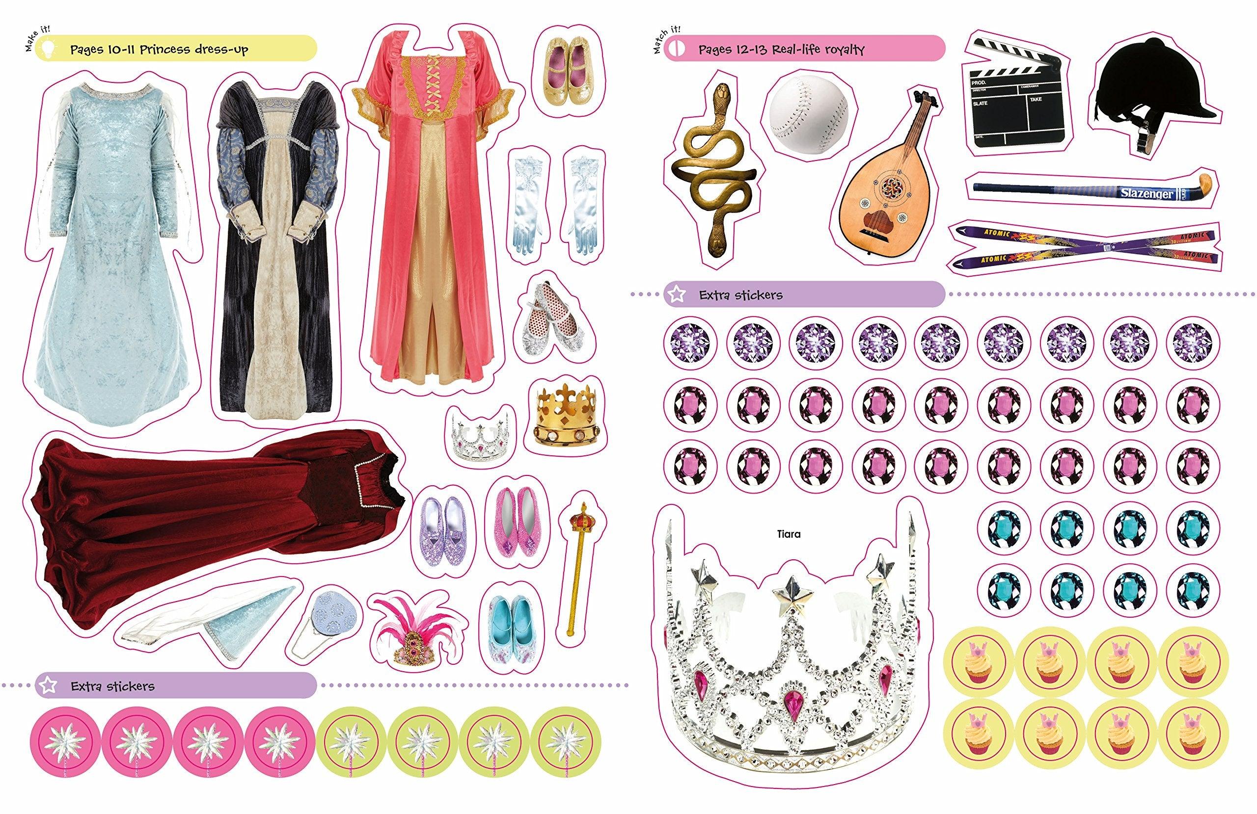 Ultimate Sticker Book - Princess - More Than 250 Reusable Stickers - Spectrawide Bookstore