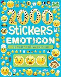 2000 Stickers Emoticon 36 Smiley and Fun Activities - Spectrawide Bookstore