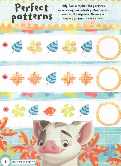 Disney Moana Adventurer Activities with 10 Tribal Tattoos - Spectrawide Bookstore