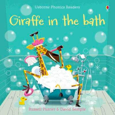 USBORNE - Girraffe in the Bath - Usborne Phonics Readers - Spectrawide Bookstore