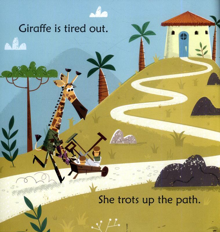 USBORNE - Girraffe in the Bath - Usborne Phonics Readers - Spectrawide Bookstore