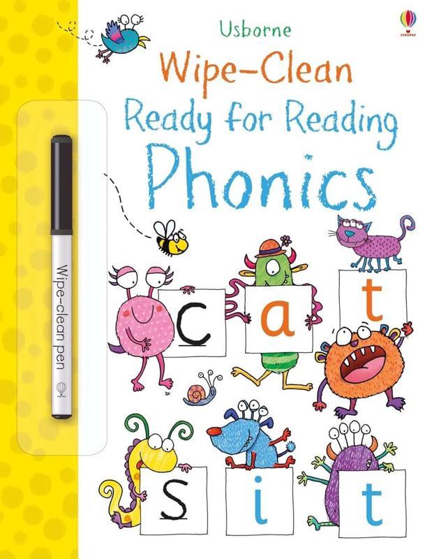 USBORNE - Wipe-Clean Ready for Reading Phonics - Spectrawide Bookstore