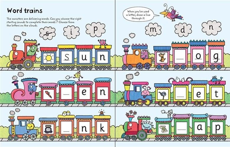 USBORNE - Wipe-Clean Ready for Reading Phonics - Spectrawide Bookstore