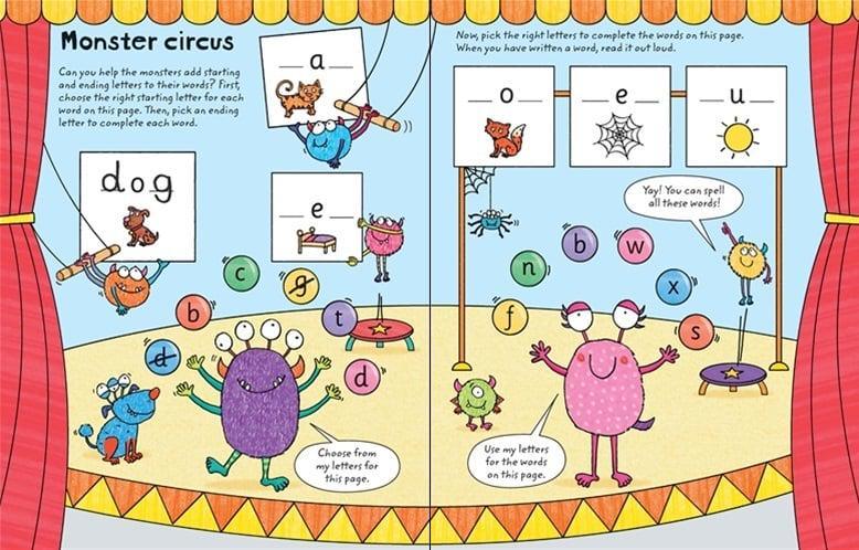 USBORNE - Wipe-Clean Ready for Reading Phonics - Spectrawide Bookstore