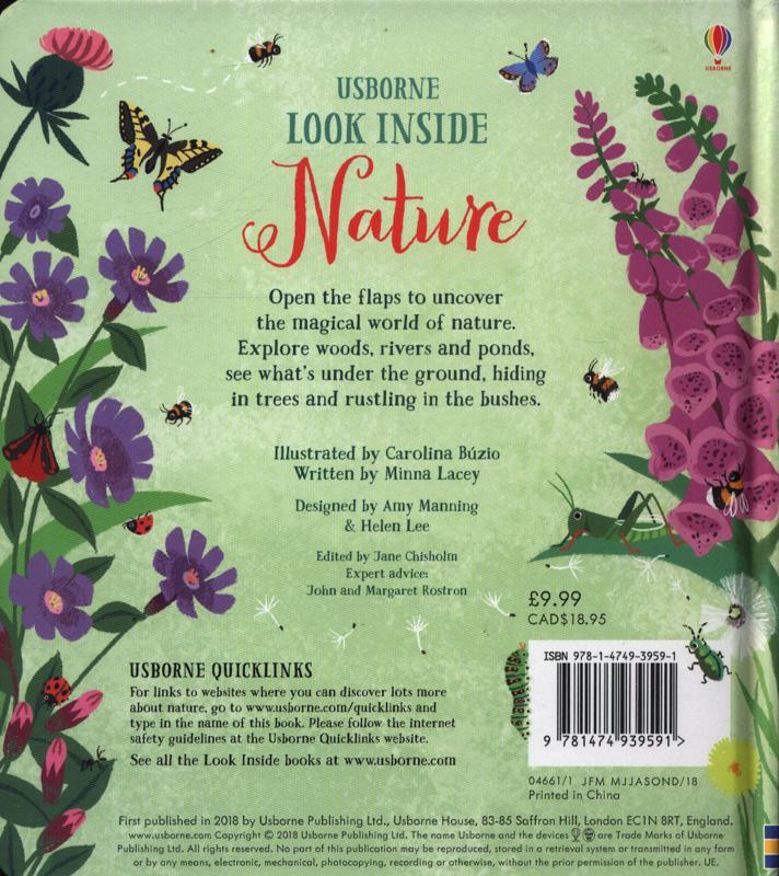 Look Inside Nature | Usborne | GBP 7.99 | Book Mama | 9781474939591 DA