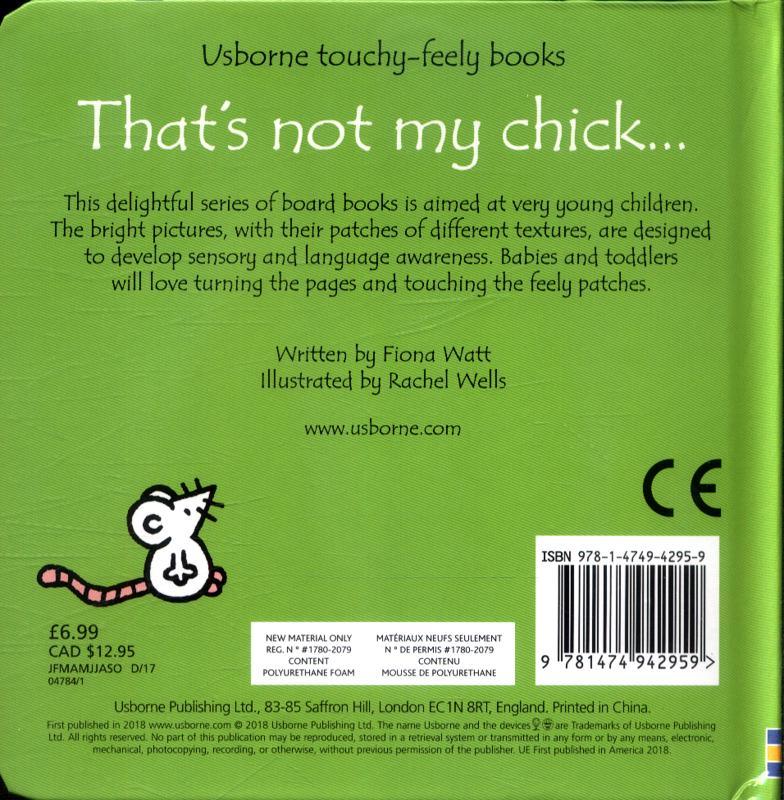 USBORNE - That's not my Chick - Spectrawide Bookstore