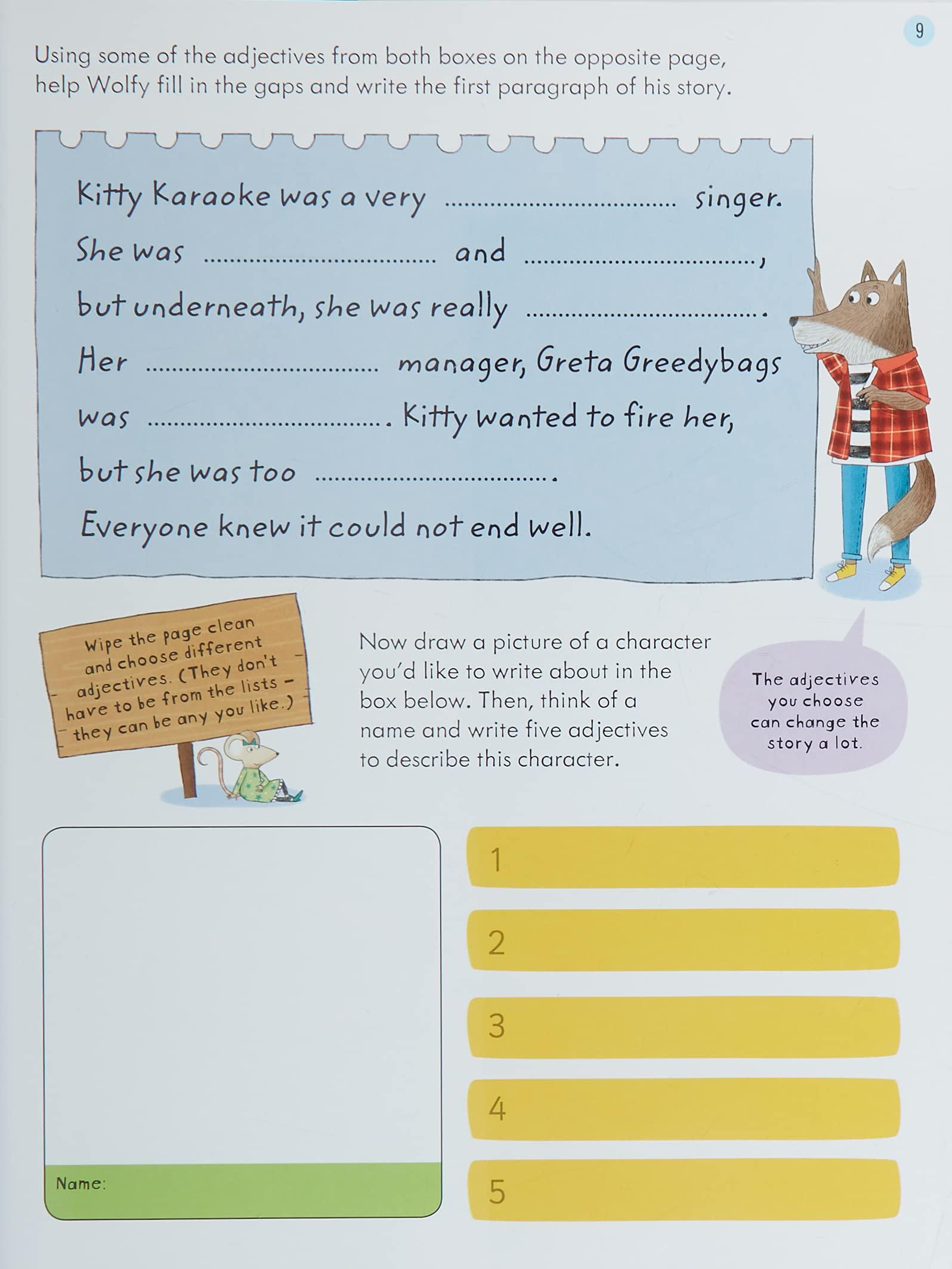 Usborne Key Skills - Wipe-Clean Creative Writing Ages 7to8 - Spectrawide Bookstore