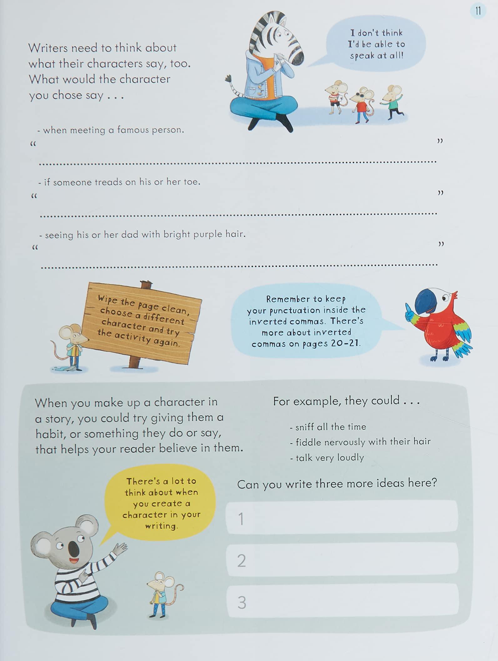 Usborne Key Skills - Wipe-Clean Creative Writing Ages 7to8 - Spectrawide Bookstore