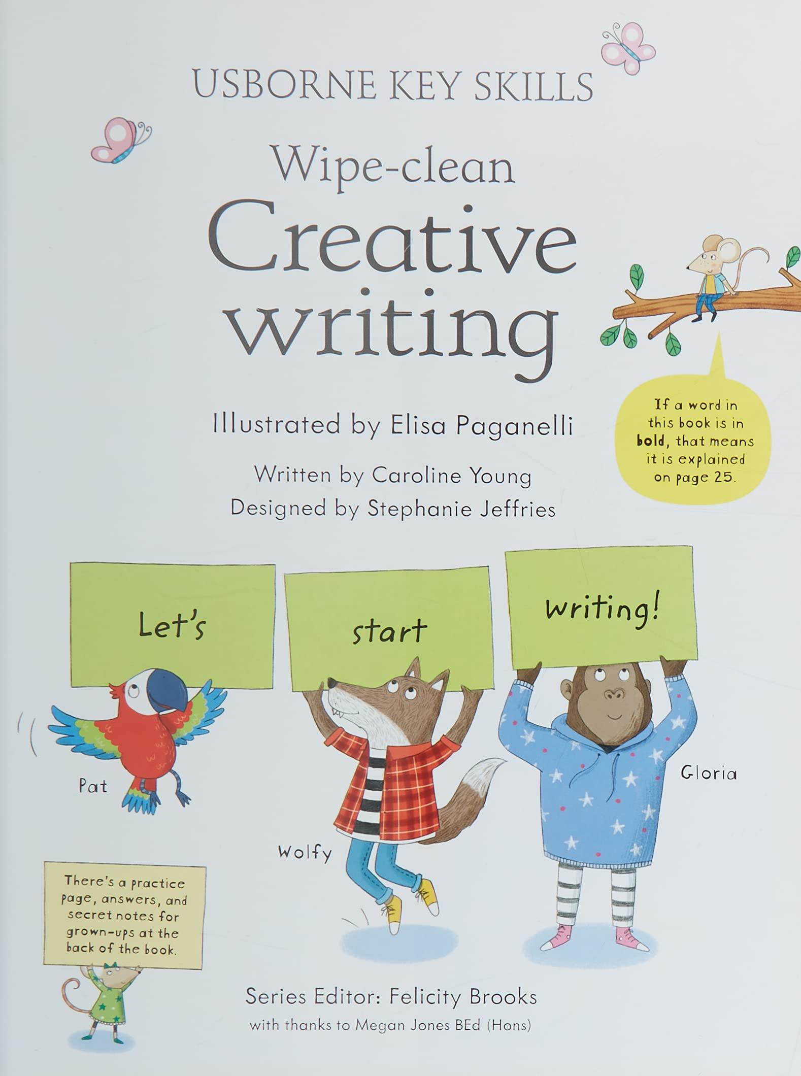 Usborne Key Skills - Wipe-Clean Creative Writing Ages 7to8 - Spectrawide Bookstore