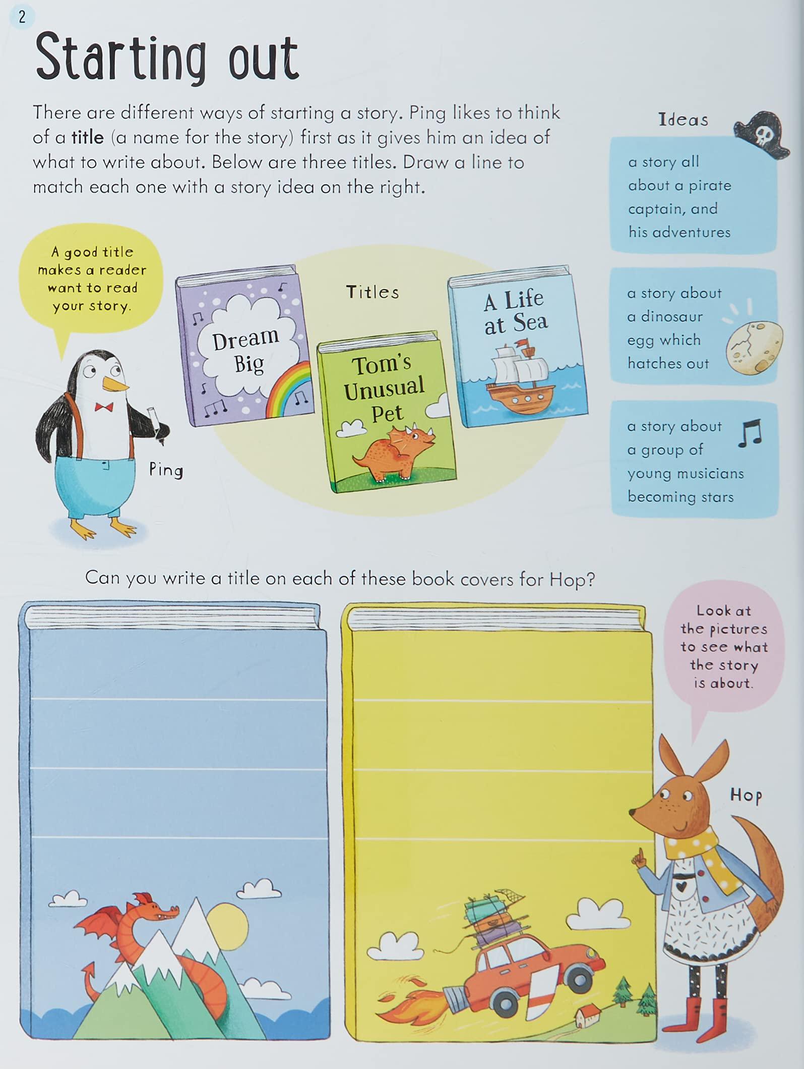 Usborne Key Skills - Wipe-Clean Creative Writing Ages 7to8 - Spectrawide Bookstore