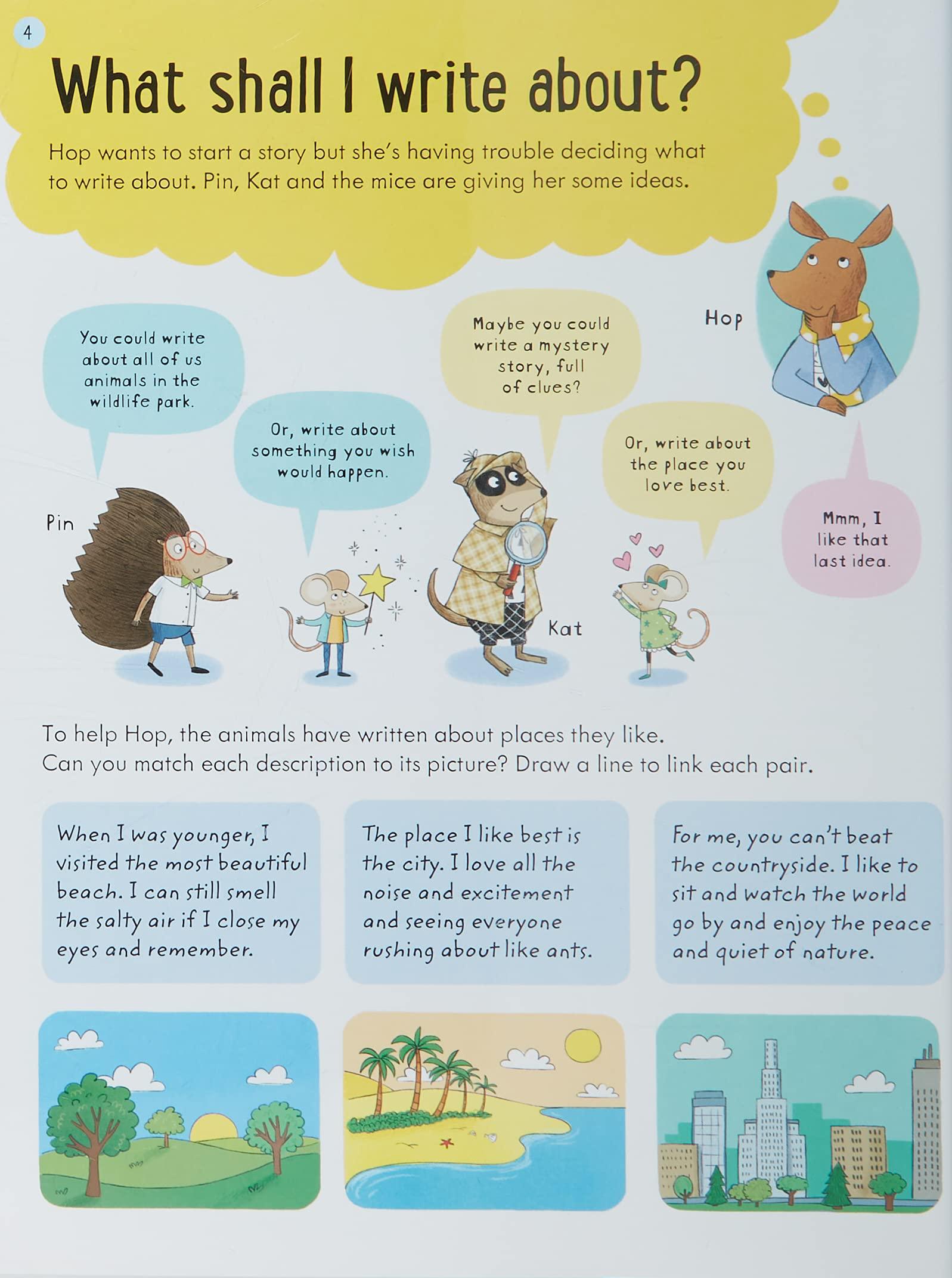 Usborne Key Skills - Wipe-Clean Creative Writing Ages 7to8 - Spectrawide Bookstore