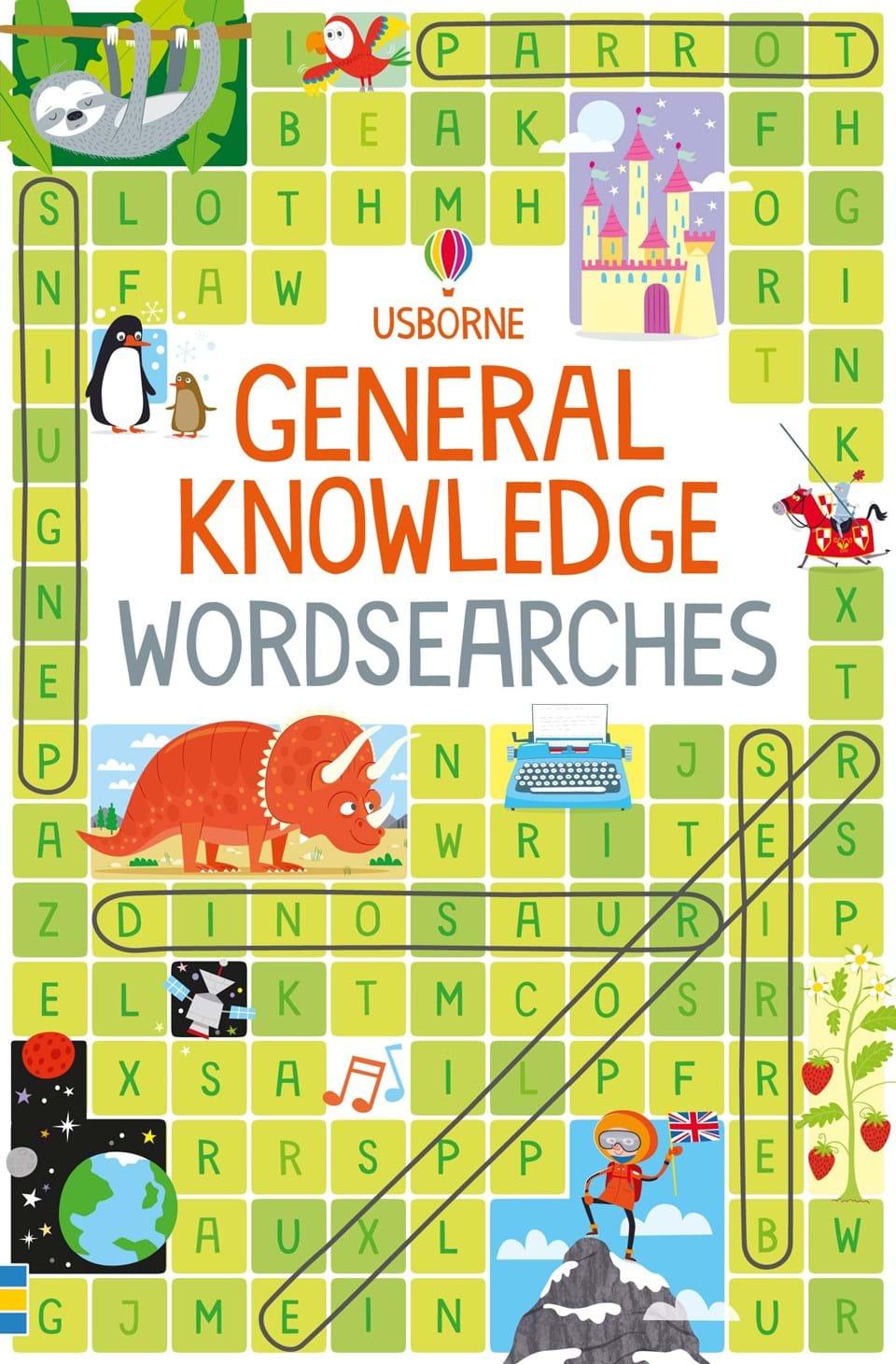 USBORNE - General Knowledge Wordsearches - Spectrawide Bookstore