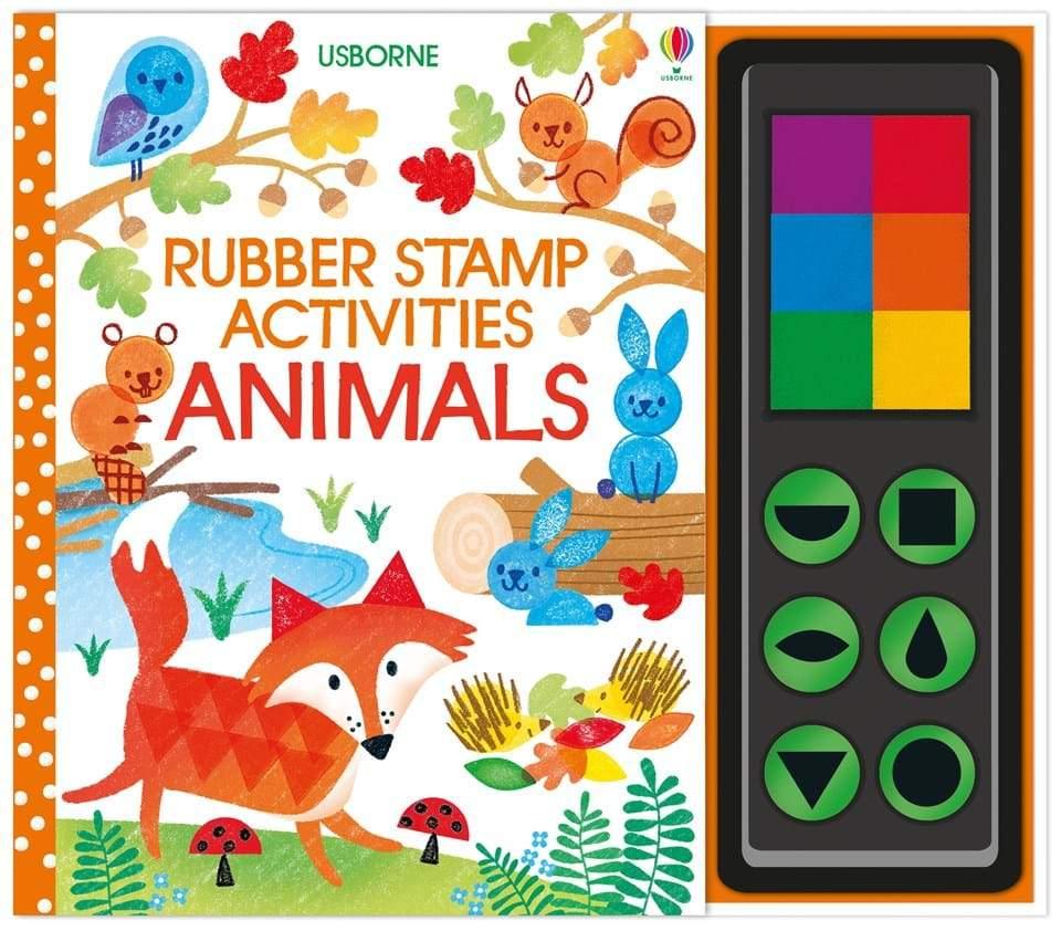 USBORNE - Rubber Stamp Activities Animals - Spectrawide Bookstore