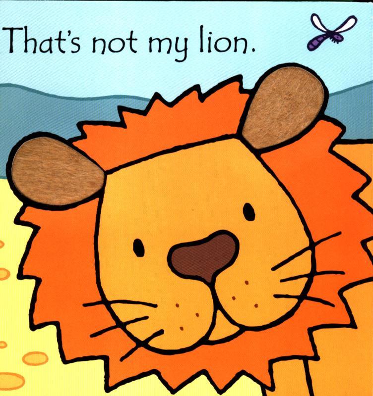 Usborne touchy-feely books-That's not my lion - Spectrawide Bookstore