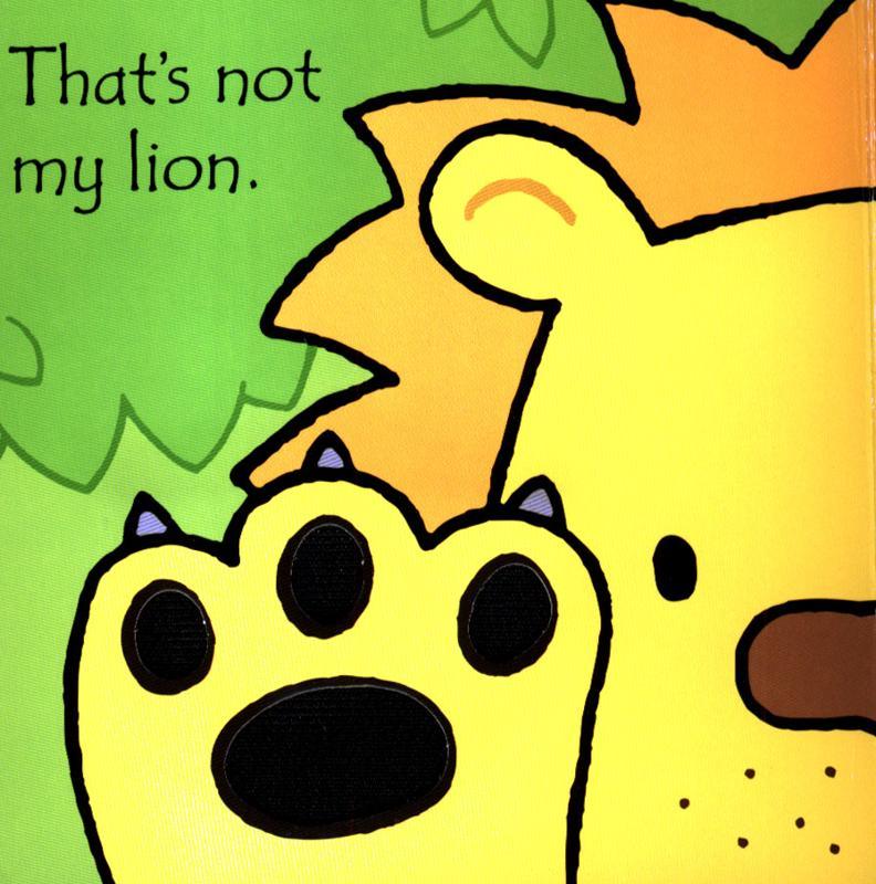 Usborne touchy-feely books-That's not my lion - Spectrawide Bookstore