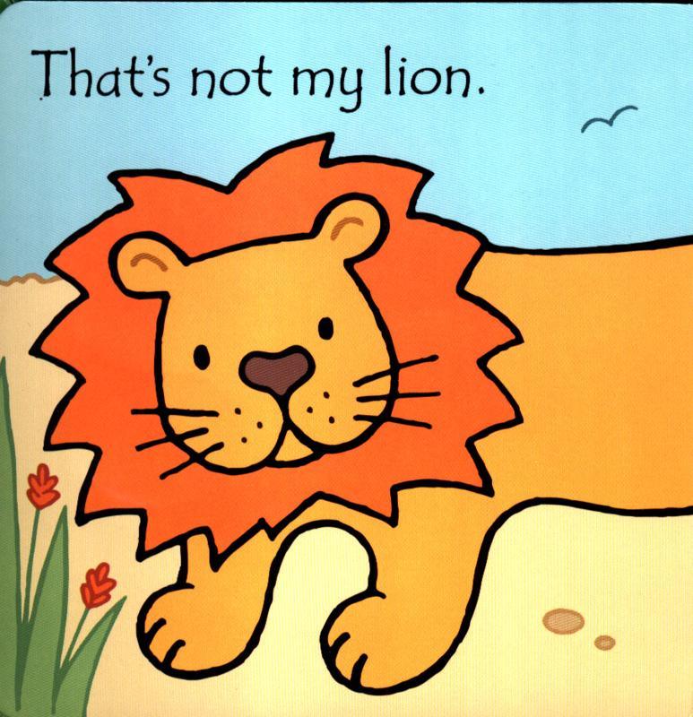 Usborne touchy-feely books-That's not my lion - Spectrawide Bookstore