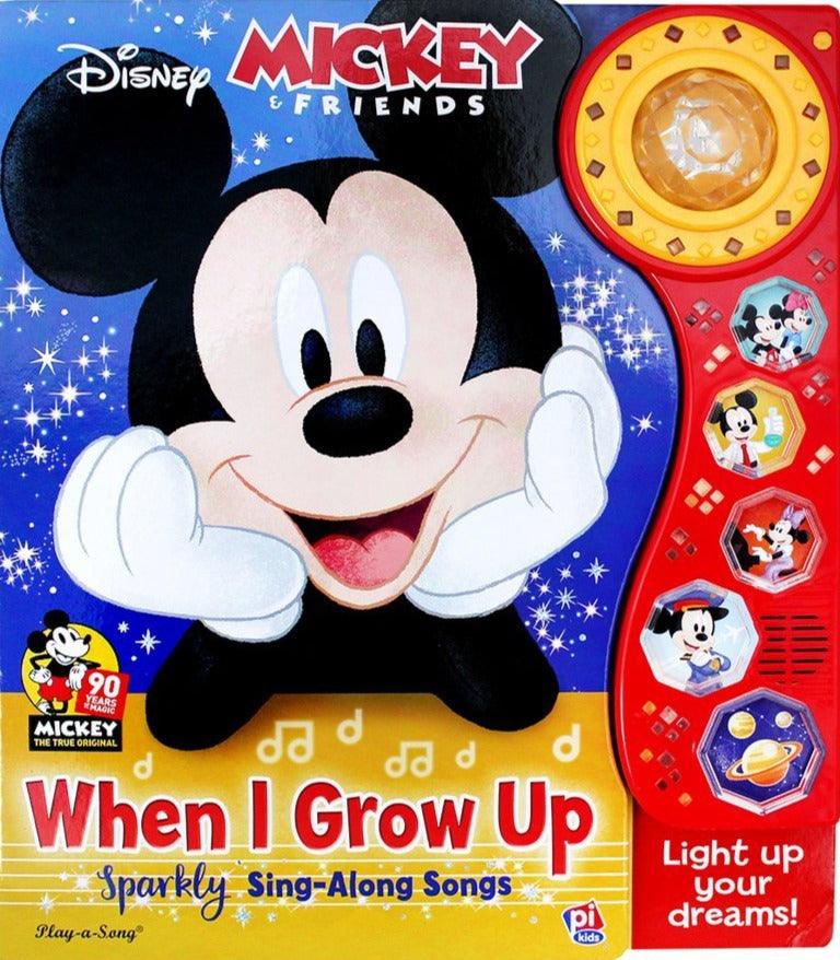 Mickey & Friends - When I Grow Up - Deluxe Dancing Lights and Sound Book - Spectrawide Bookstore