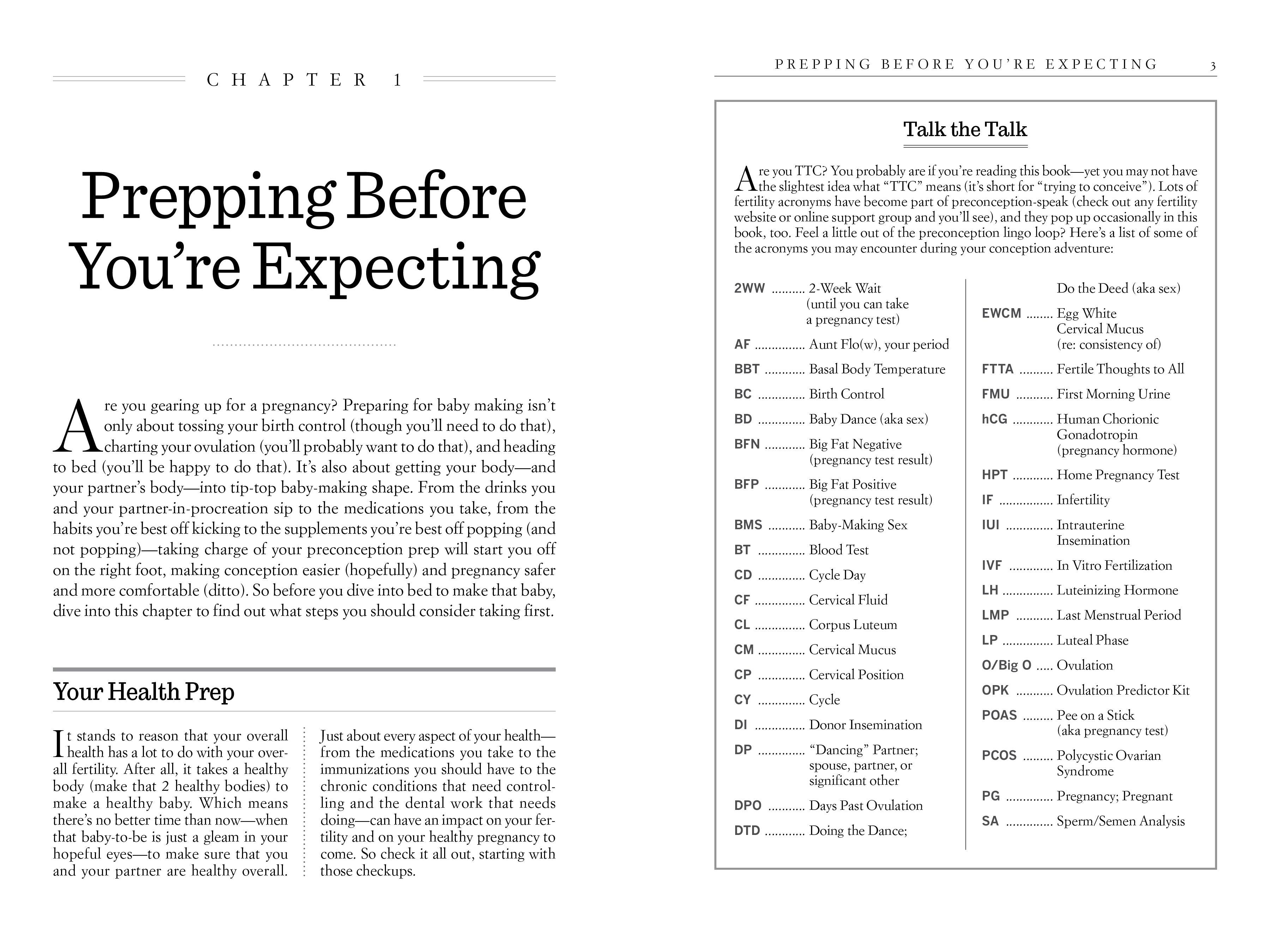 What to Expect Before You're Expecting - Spectrawide Bookstore