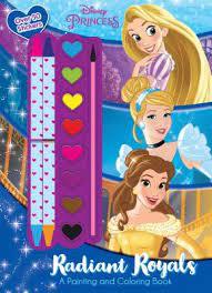 Disney Princess - Radiant Royals A Painting and Coloring Book - Spectrawide Bookstore