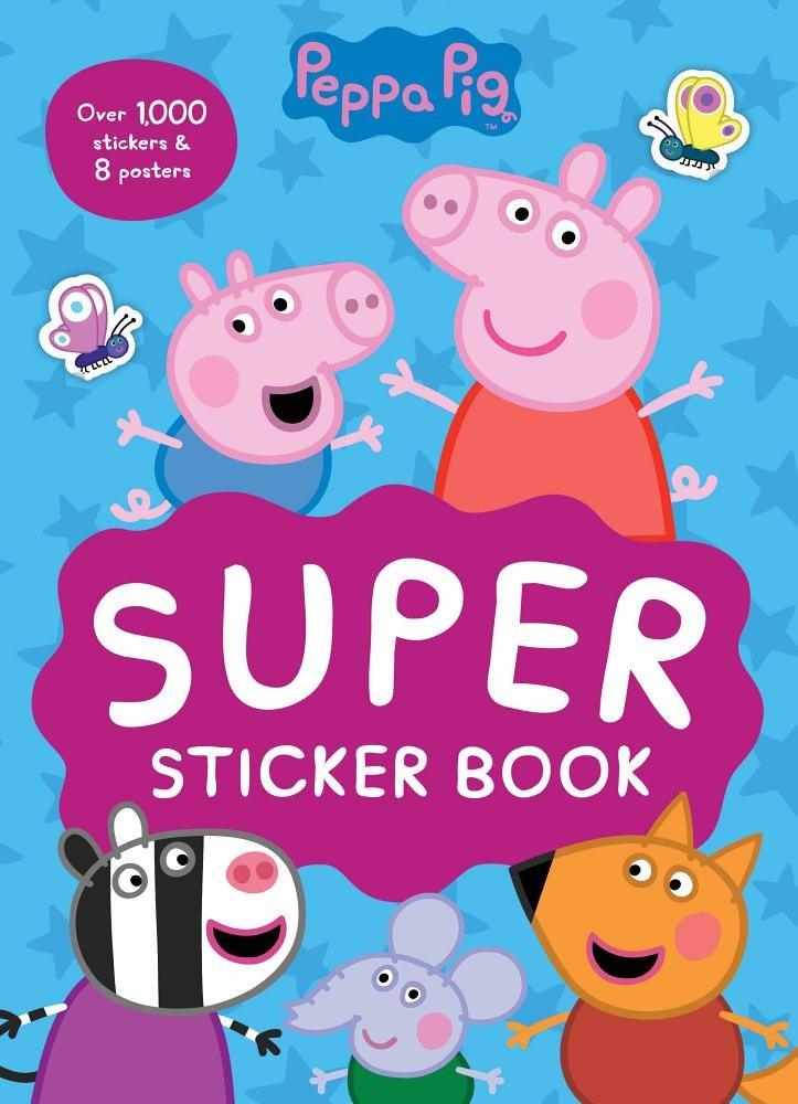 Peppa Pig Super Sticker Book - Over 1,000 Stickers & 8 Posters - Spectrawide Bookstore