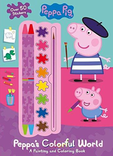 Peppa Pig - Peppa's Colorful World: A Painting and Coloring Book - Spectrawide Bookstore