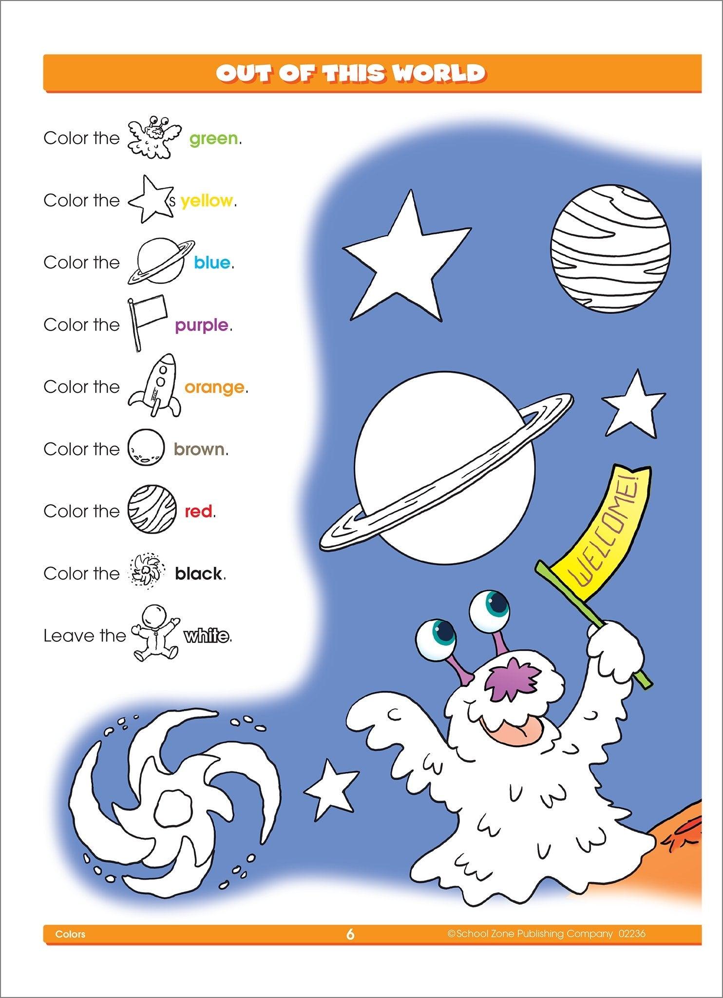 School Zone Kindergarten Basics Ages 5-6 - Spectrawide Bookstore