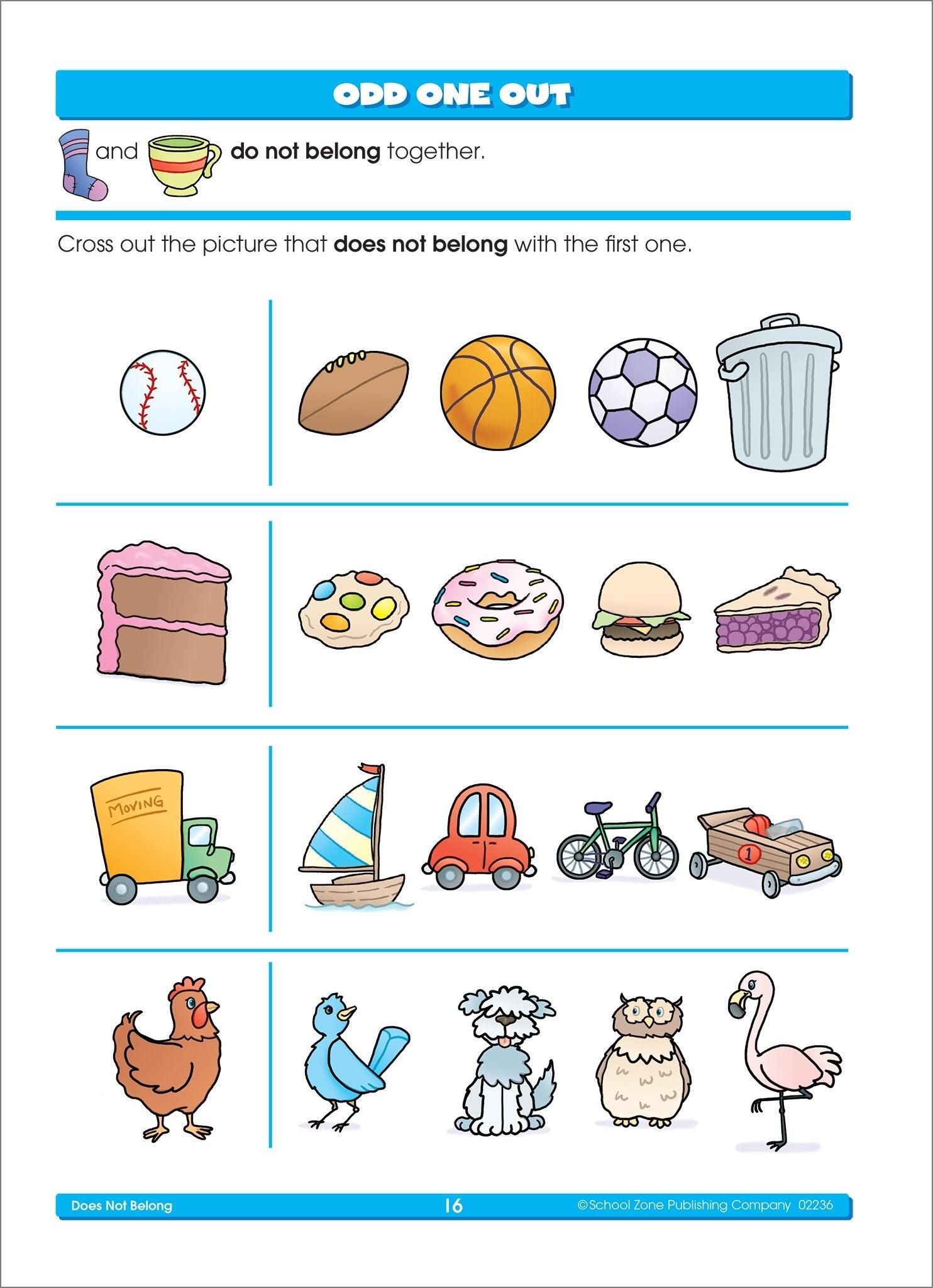 School Zone Kindergarten Basics Ages 5-6 - Spectrawide Bookstore