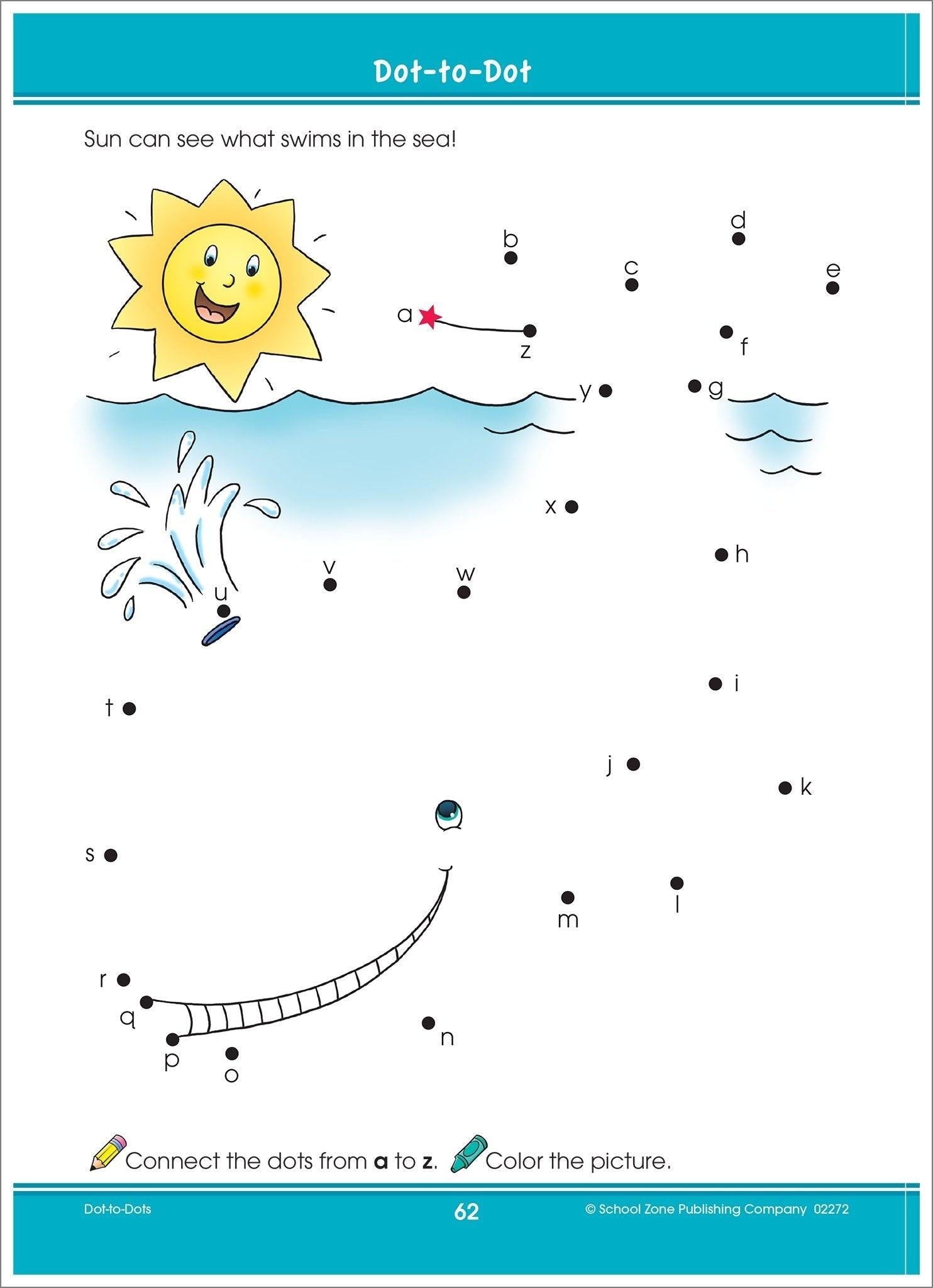 School Zone Lowercase Alphabet A Get Ready! Deluxe Edition Ages 3-5 - Spectrawide Bookstore