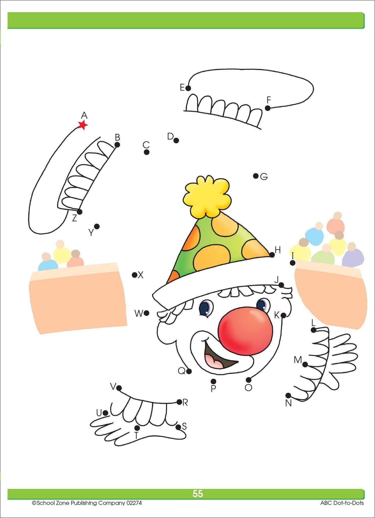 School Zone A Get Ready! Book ABC DOT-to-DOT Ages 3-5 - Spectrawide Bookstore