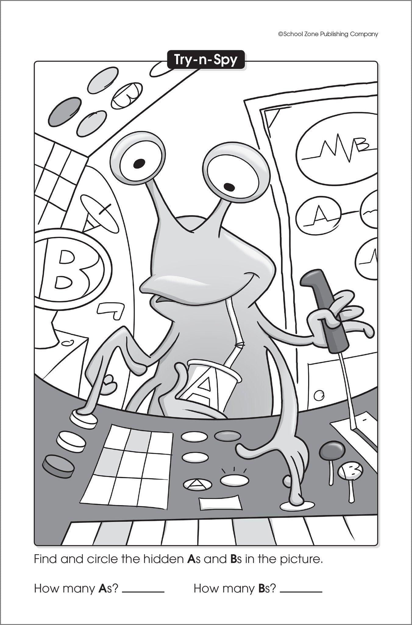 School Zone My First Try-N-Spy Little Busy Book Ages 5-7 - Spectrawide Bookstore