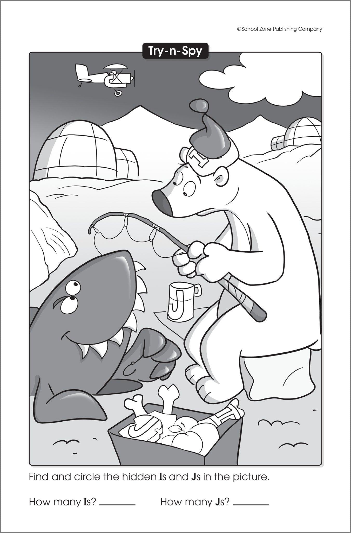 School Zone My First Try-N-Spy Little Busy Book Ages 5-7 - Spectrawide Bookstore