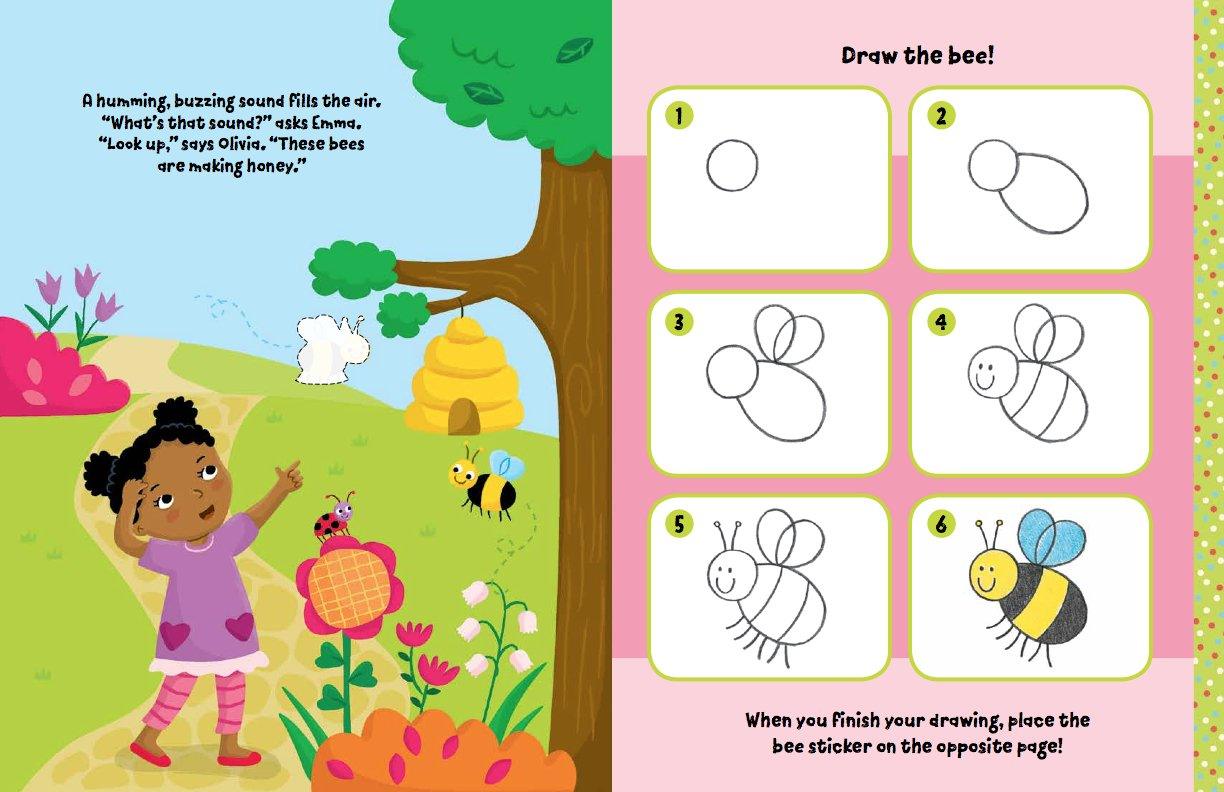 Watch Me Read and Draw - Things Girls Love: A step-by-step drawing & story book - Spectrawide Bookstore